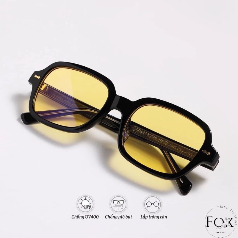 Kính Mát Nam Nữ Fox EyeWear Style Sơn Tùng Cực Hot Siêu Cool Siêu Ngầu, Chống UV400, Thay Được Tròng Cận Loạn