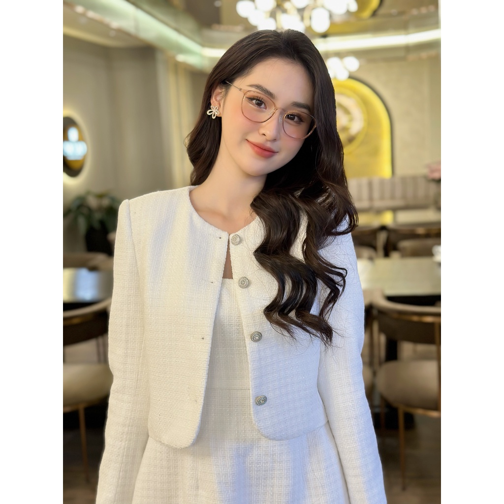 Kính cận gọng tròn nam nữ LILYEYEWEAR chất liệu nhựa càng TITAN cứng cáp chắc chắn kiểu dáng Hàn Quốc dễ đeo 10002