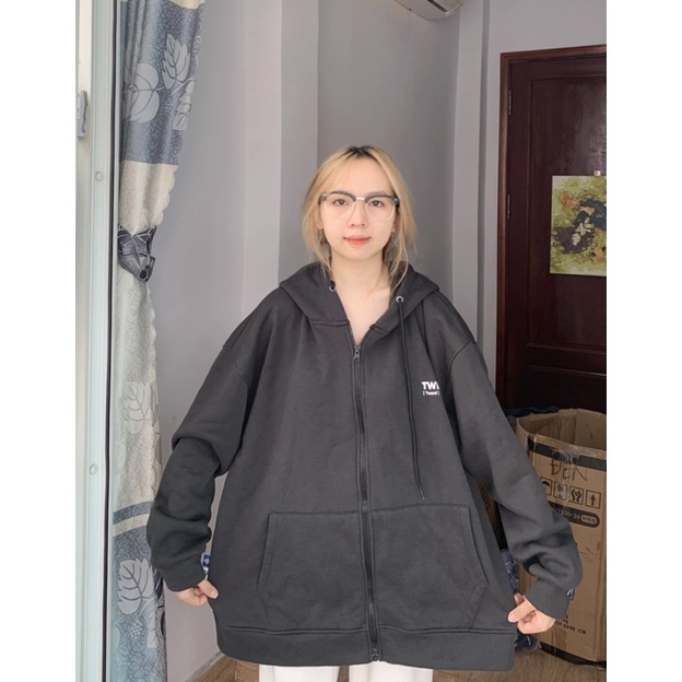 áo hoodie zip twenti