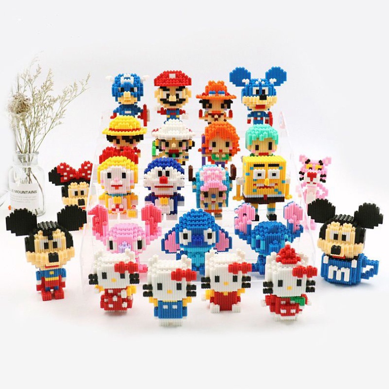 Mô Hình Đồ Chơi Lego 3DFREESHIPĐồ Chơi Lắp Ráp Xếp Hình Cho Bé Sáng Tạo Nhân Vật Động Vật Đáng Yêu