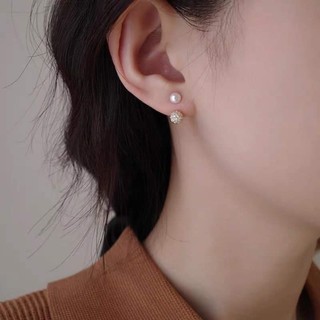 Khuyên tai bông tai ngọc đá gài sau đeo 2 kiểu I 2 GIRLS ACCESSORIES I