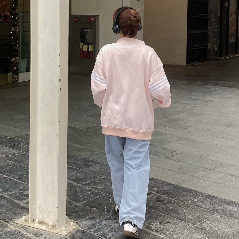 Áo Khoác Cardigan Hình In Trái Tim Dễ Thương - Monstier MoodLove Oversized Cardigan