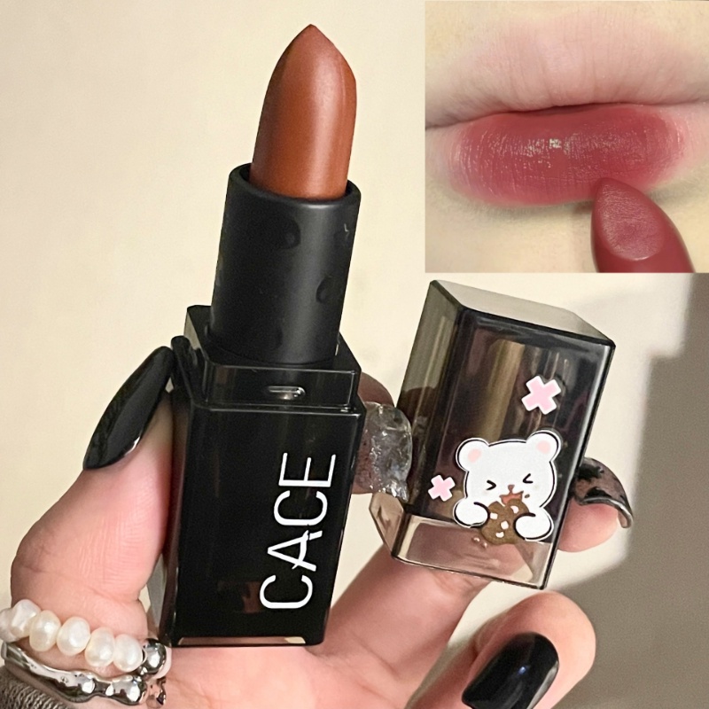 1 Son Môi Dưỡng Ẩm Chống Nước Lâu Phai Chống Dính Thiết Kế Dễ Thương