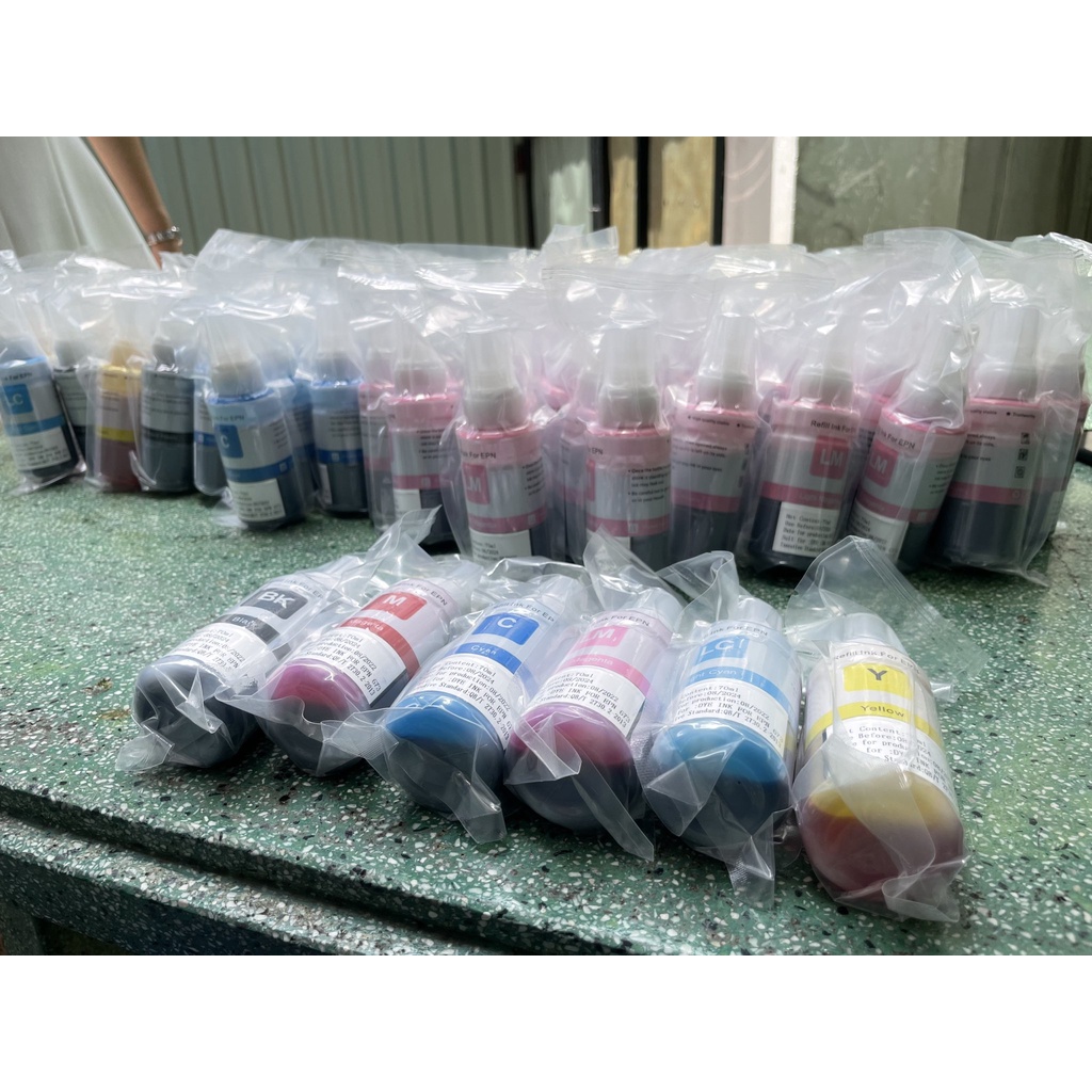 Mực in tương thích Epson 673 - Set 6 màu  - 70ml/ màu