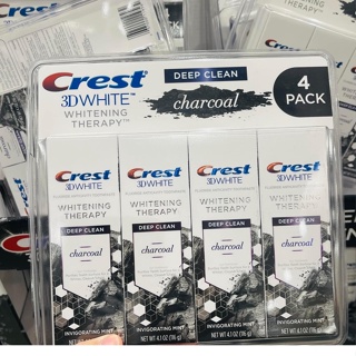 Kem đánh răng Crest 3D White Whitening Therapy Charcoal 116G