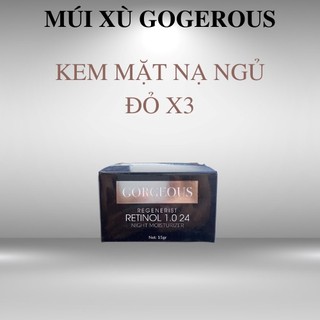 Mặt Nạ Ngủ Múi Xù Phiên bản Đen Cao Cấp Retinol 1.0 Gorgeous chính hãng