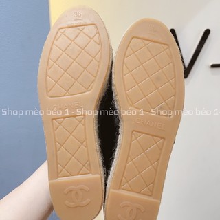 Giày slip on cn trần chỉ đế cói dáng basic fullbox