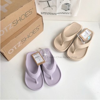 [Sẵn Beige 39] Dép OTZ Jelly Foam Hàn Quốc