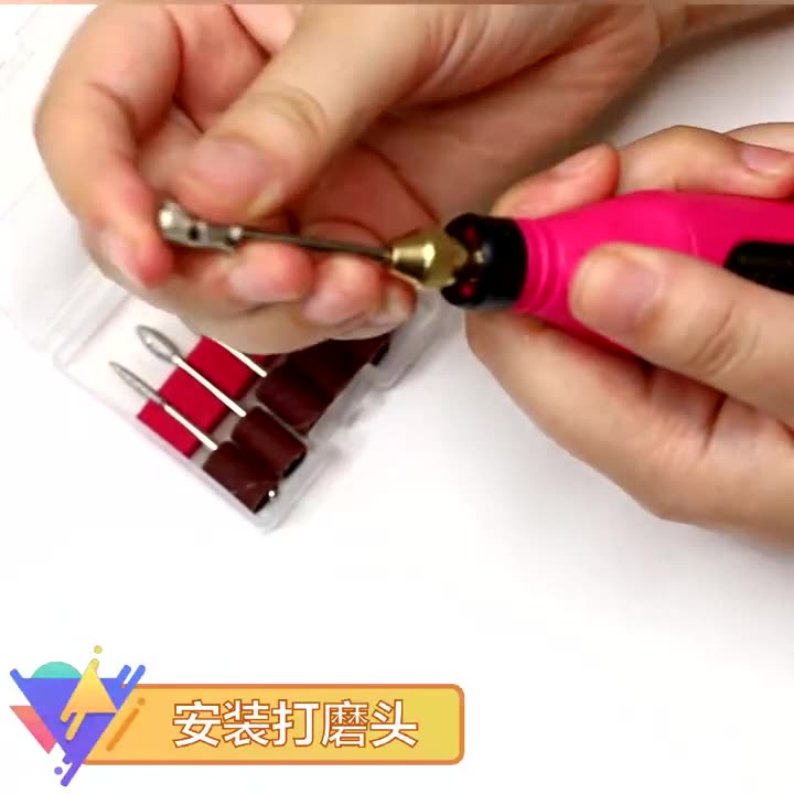 Máy mài móng máy mài Nail DMC máy mài mini giá rẻ mạnh mẽ tặng phụ kiện 12 món kèm theo