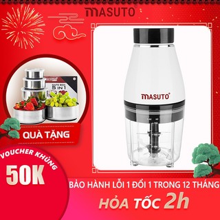 Máy xay đa năng Masuto chuyên gia xay ăn dặm nhuyễn mịn chỉ 10s TẶNG HỘP INOX