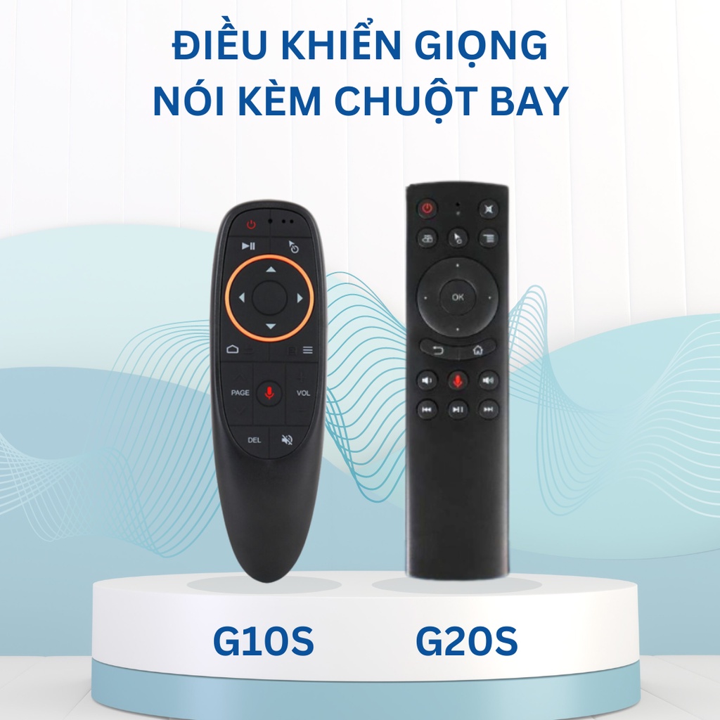 Điều khiển Chuột bay Voice G10/G10s - Remote Mouse Air sử dụng cho TV Box/G10 tìm kiếm bằng giọng nói 1 chạm