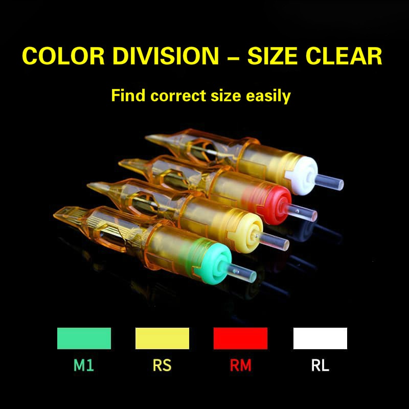 Hộp 20 Ống Silicone Khử Trùng Cho Máy Xăm RL / RS / RM / M1