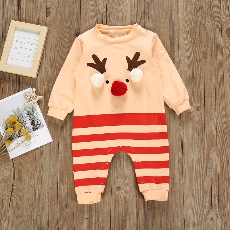 (Mới về) Bodysuit body dài tay cho bé