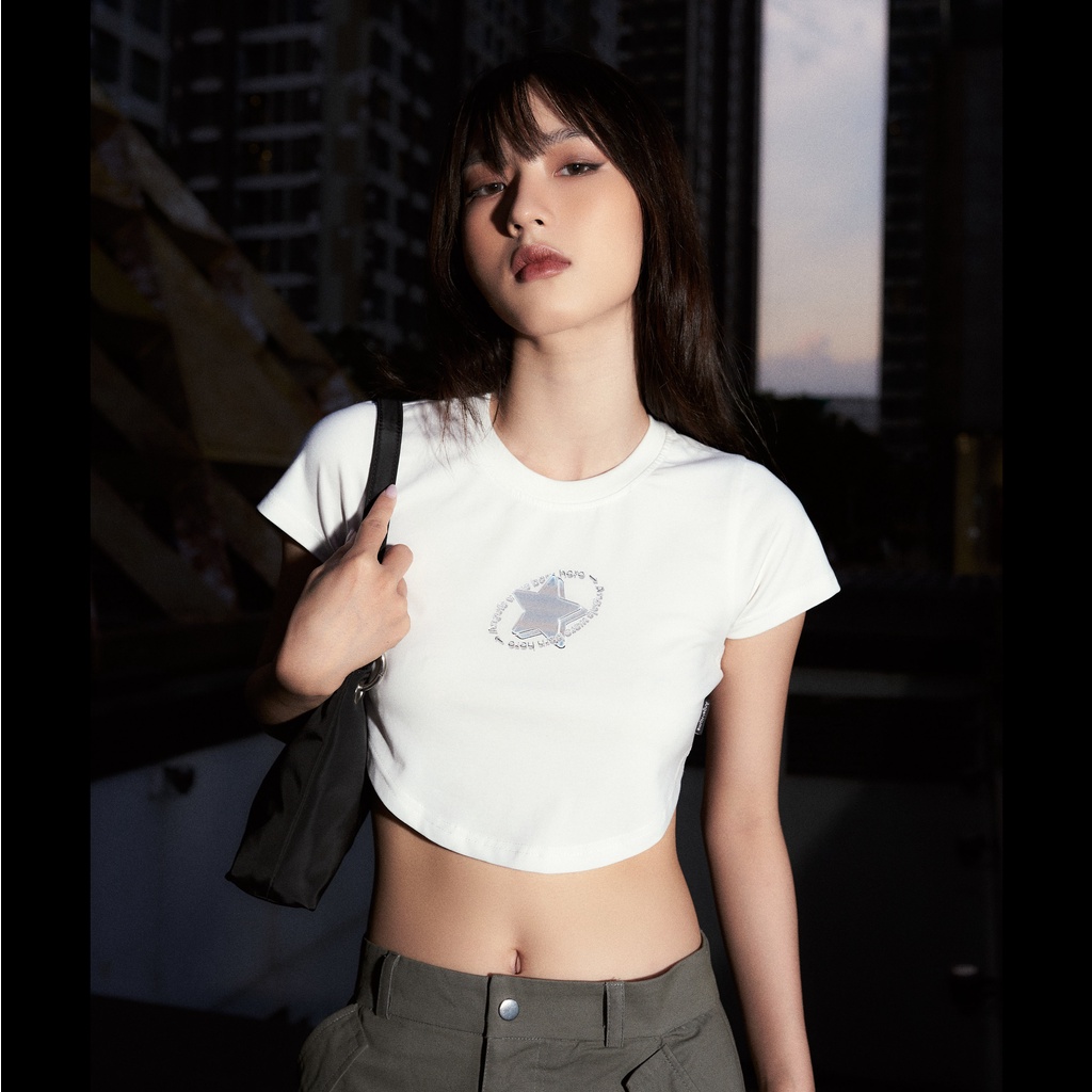 Áo Croptop PRADIES Chrome Star