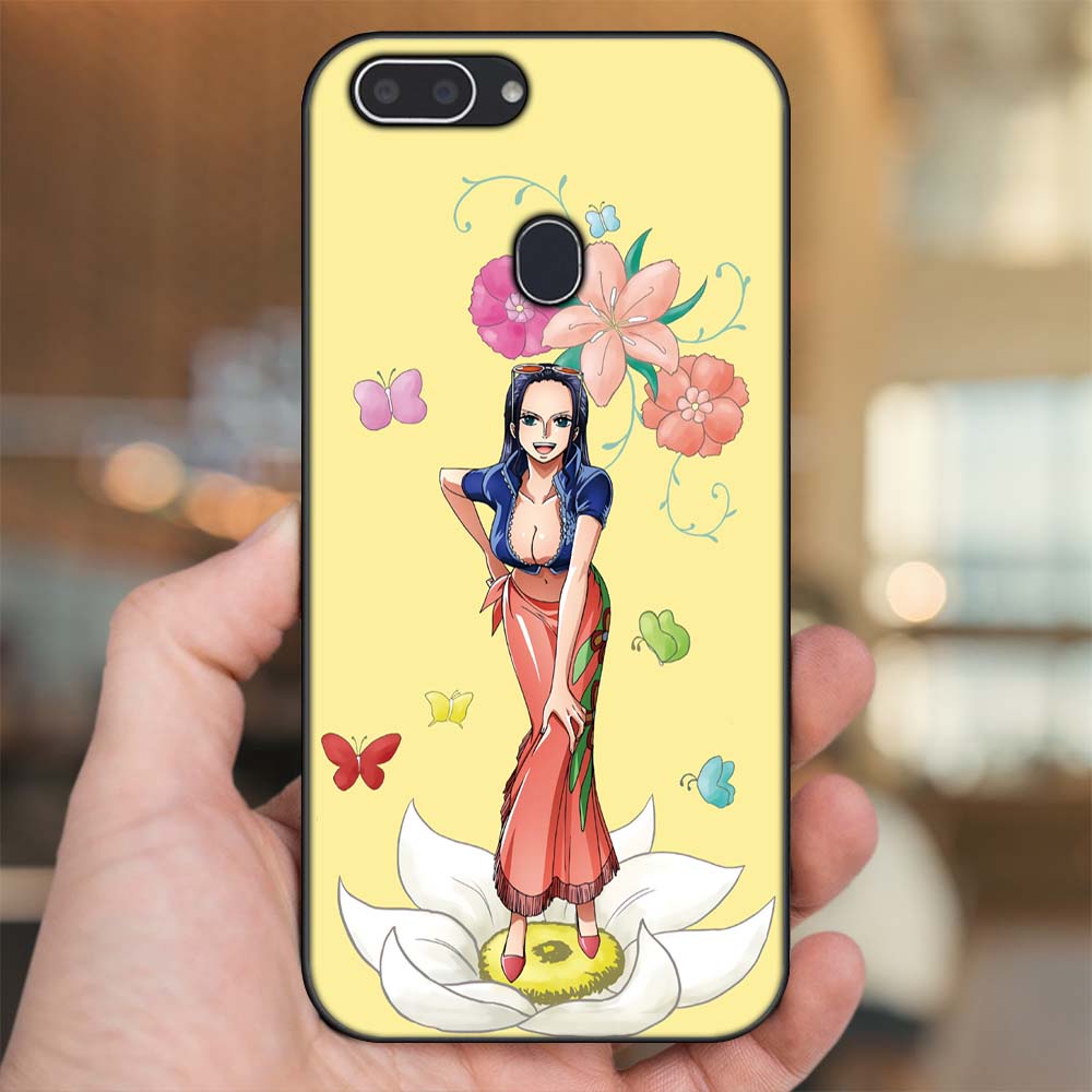 Ốp lưng Realme 2 viền đen in hình Nico Robin One Piece Đảo Hải Tặc