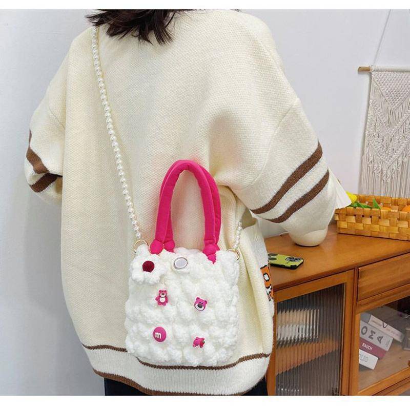 Bộ Túi Xách Dệt Tay DIY Xinh Xắn Cho Bạn Gái