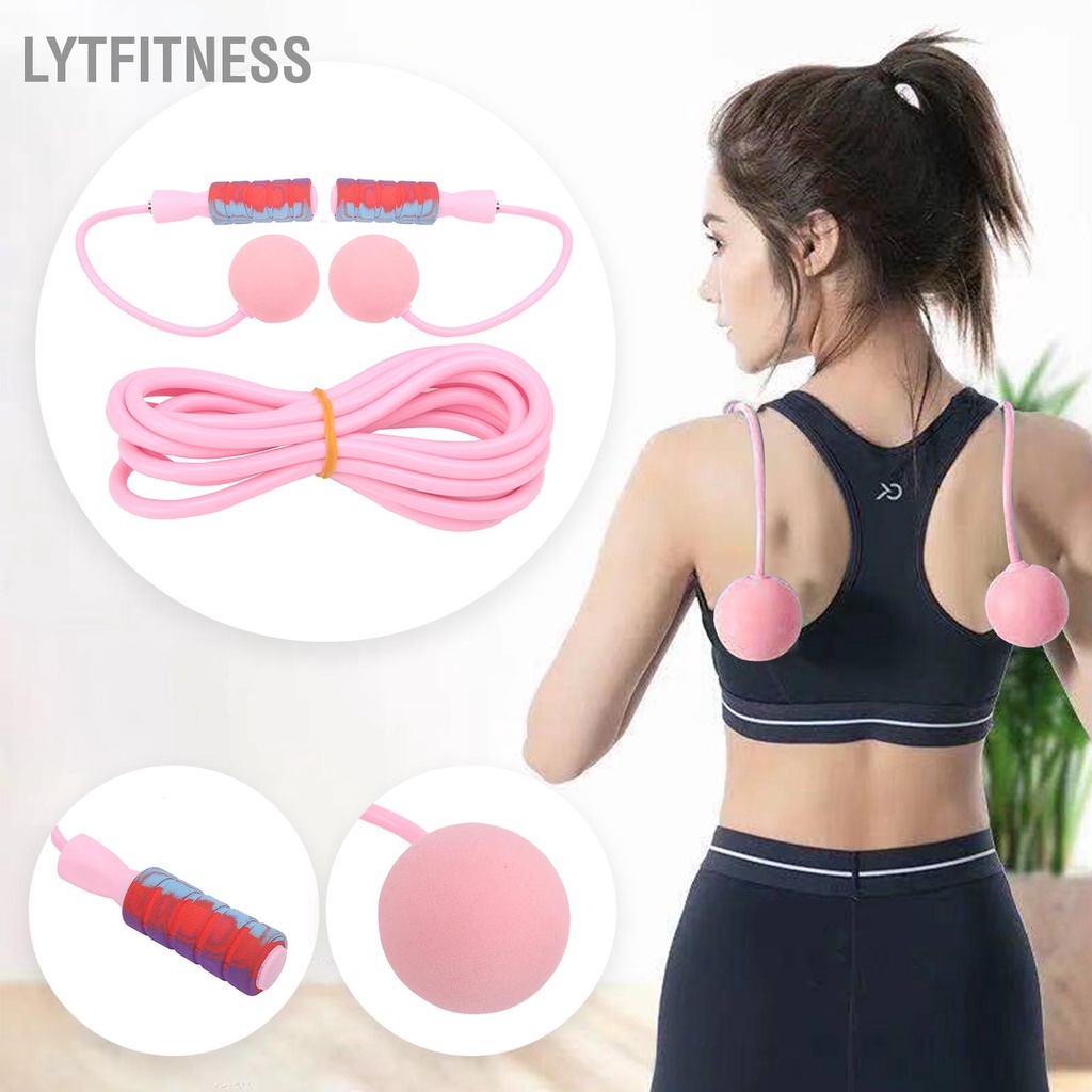 LYTFitness Dây nhảy không dây trượt có trọng lượng để tập luyện thể dục ngoài trời trong nhà