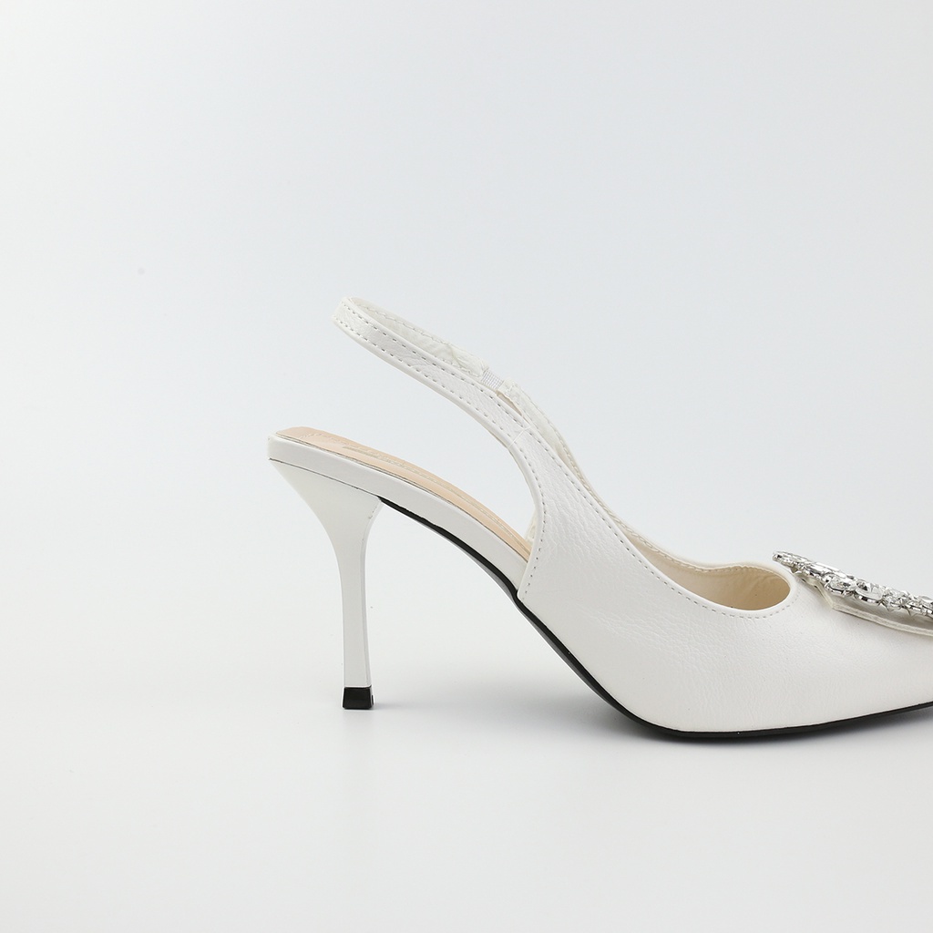 Sandal cao gót đá vuông đế 7p sang chảnh