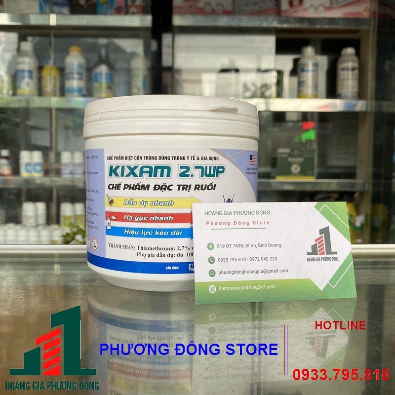 Thuốc diệt ruồi Kixam 2.7 WP (Hộp 400g)
