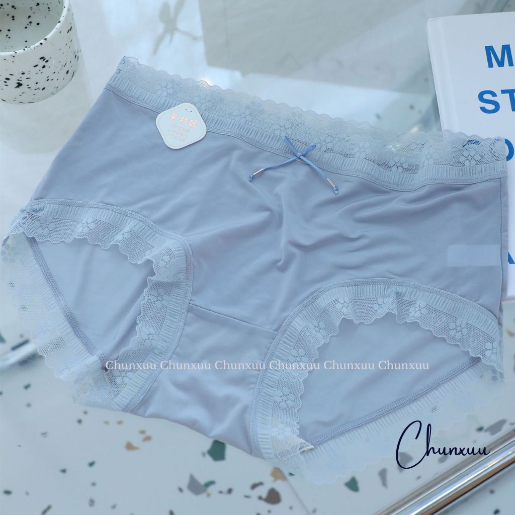 Quần lót nữ Su lạnh cao cấp phối nơ dễ thương chất liệu siêu mềm mại co dãn kháng khuẩn- Chunxuu QC137