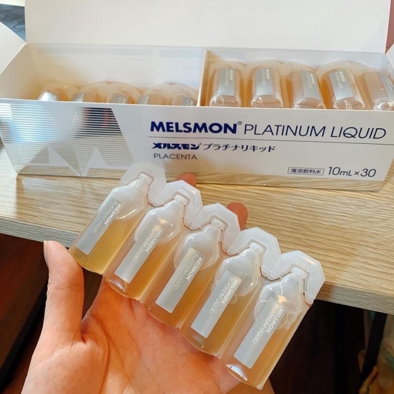 Nhau thai ngựa Melsmon Platinum Liquid Placenta