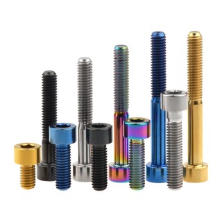 Wanyifa Titan Ti Bolt M6X10 15 16 18 20 25 30 35 40 45 50 55 60 65mm Vít Stigma cho MTB / Đường Xe Đạp Seatpost Tai Nghe Phanh