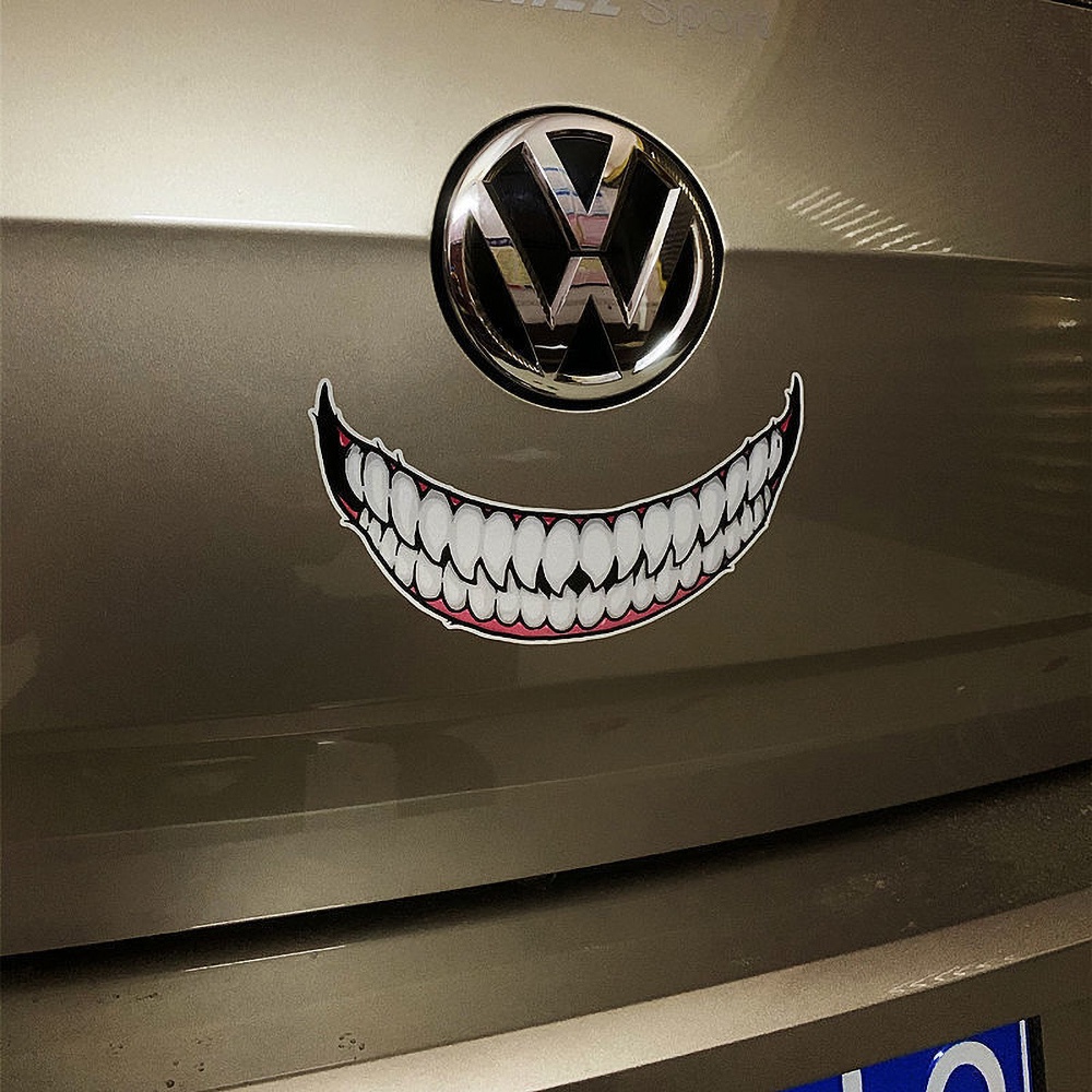 Miếng Dán Logo Venom Phản Quang Trang Trí Đèn Pha Xe Mô Tô