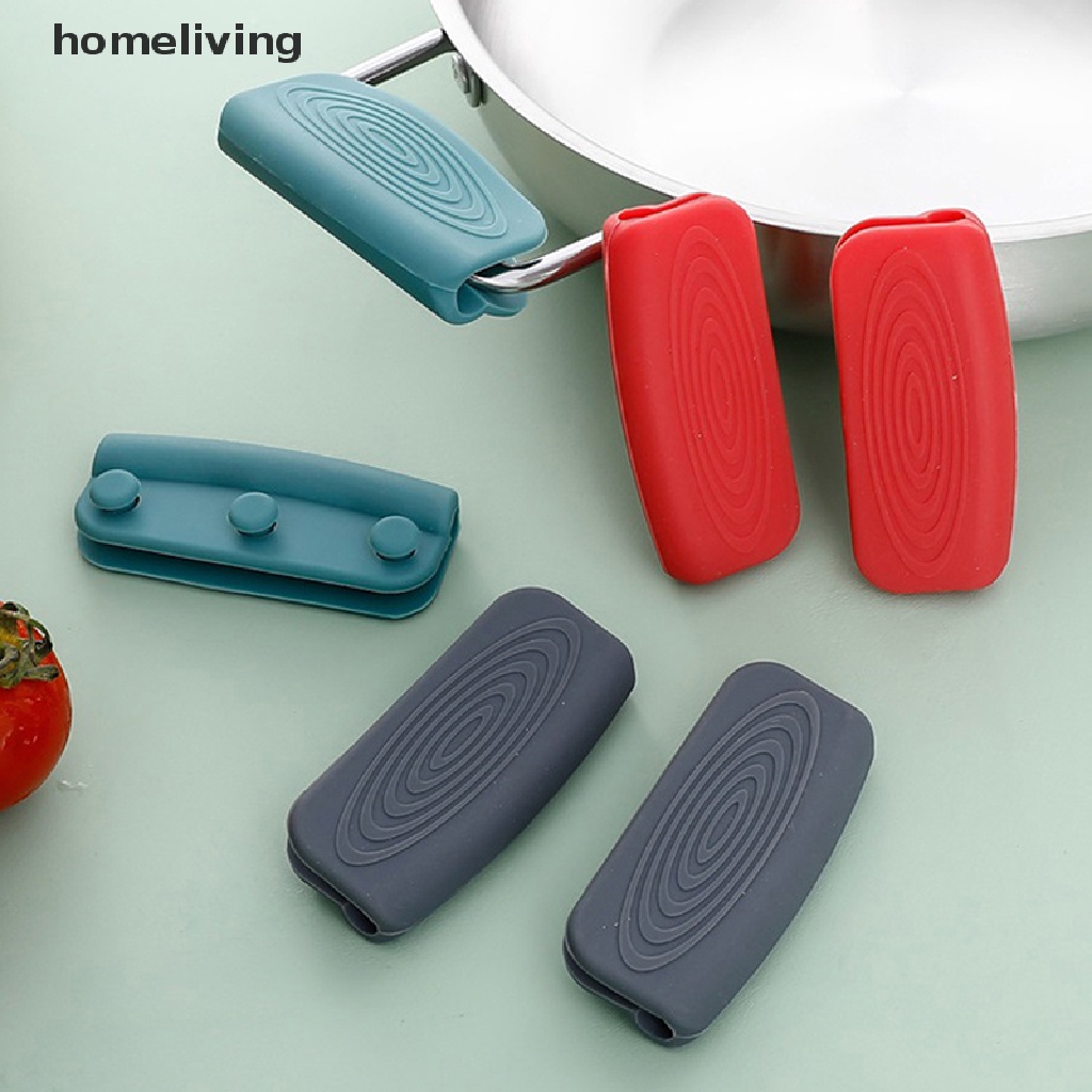 Bộ 2 Găng Tay Nhấc Nồi Bằng Silicon Cách Nhiệt Tiện Dụng