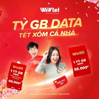 Sim Wintel Win55 win60 không giới hạn data tốc độ cao - Sim Khánh Linh