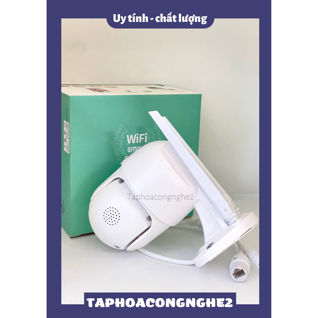 Camera wifi yoosee ngoài trời  FULL HD 1080P CÓ LAN & KO LAN  chống nước quay đêm hình ảnh có màu