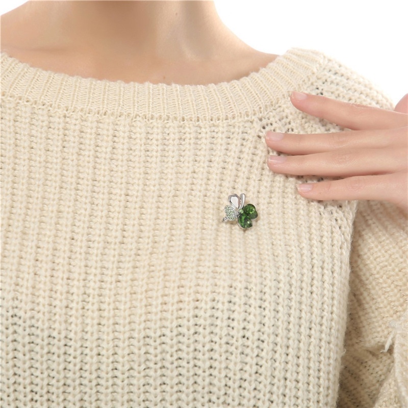 Set 4 Mặt Dây Chuyền Hình Chim Shamrock May Mắn
