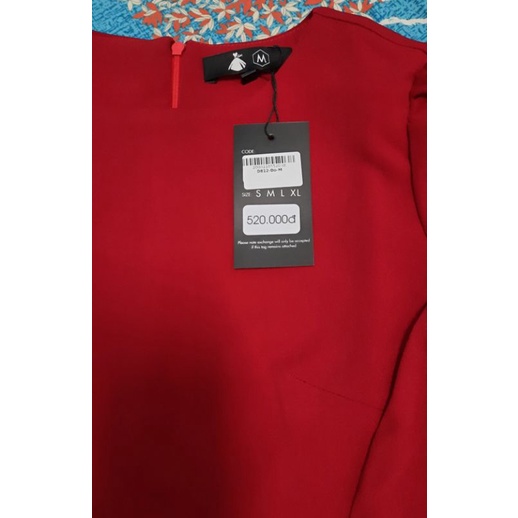 Đầm Linh Chi House đỏ đô form A