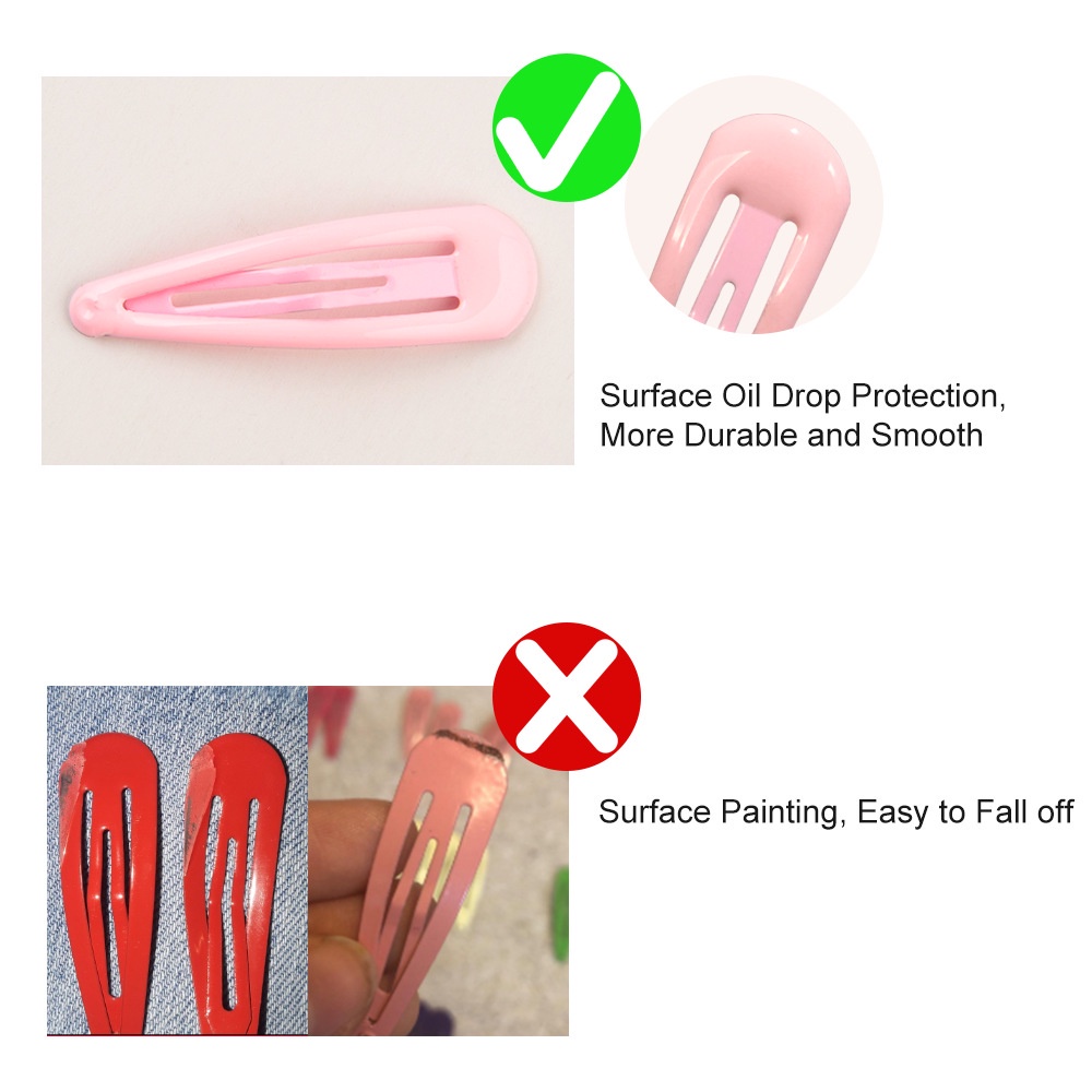 Set 5 Kẹp Tóc Màu Kẹo Ngọt Ngào Dễ Thương Phong Cách Hàn Quốc Cho Bé Gái