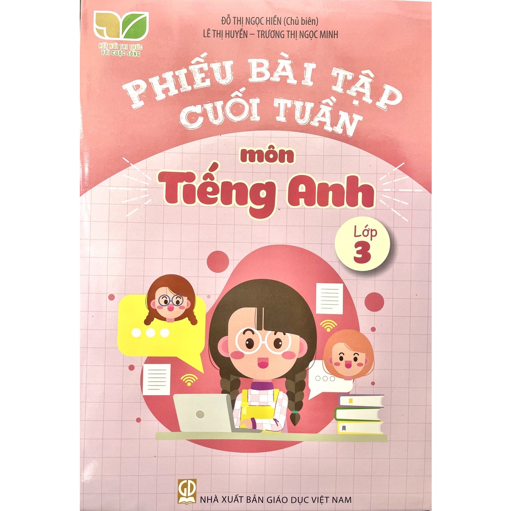 Sách - Phiếu bài tập cuối tuần Tiếng Anh lớp 3 (HB)