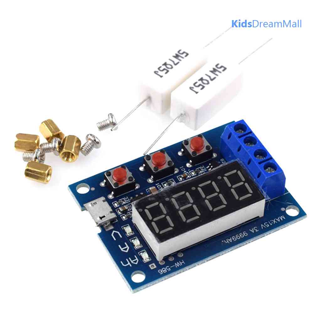 Mới Mô Đun Kiểm Tra Dung Lượng Pin HW-586 18650