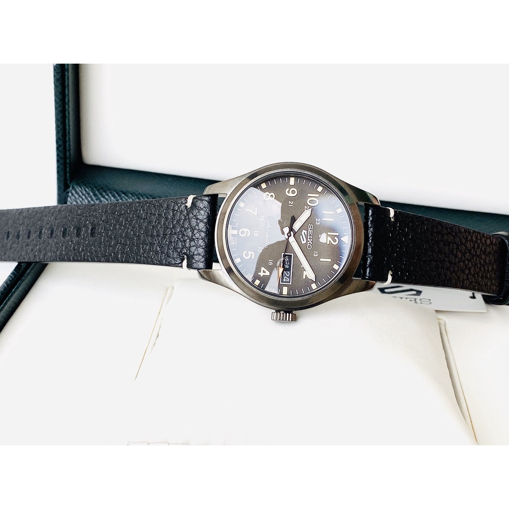 Đồng hồ nam dây da Seiko 5 Field Specialist Automatic SRPG41K1