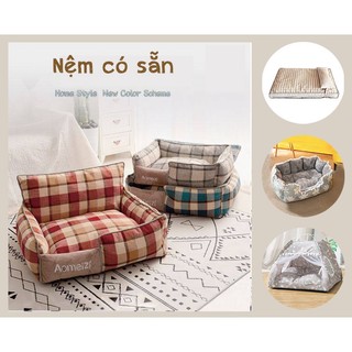 Nệm cho chó mèo mùa đông - ổ đệm cho chó mèo