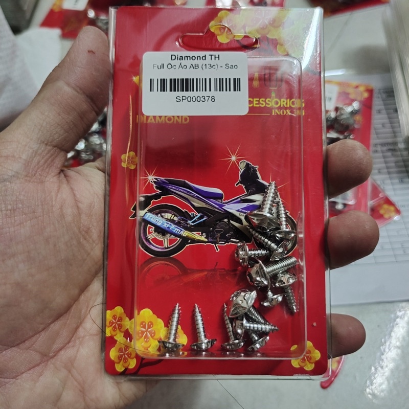 Bộ ốc dàn áo cho xe Ex150 Ex155 Ex135 Ex2010 inox304