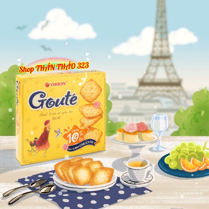 Bánh Quy Mè Goute Giò Tan / Goute Hạt Thơm Béo