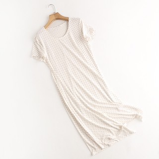 [SIZE S-M-L] ĐẦM THUN DÀI CHẤM BI XUẤT ÂU