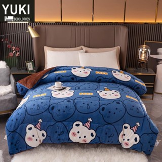 Chăn Nỉ Lông Cừu YUKI Siêu Ấm [Chính Hãng] Mền YUKI Dày Mịn, Kèm Túi Xách, Kích Thước 2mx2m3, Nặng 4kg - Hàng Xuất Nhật