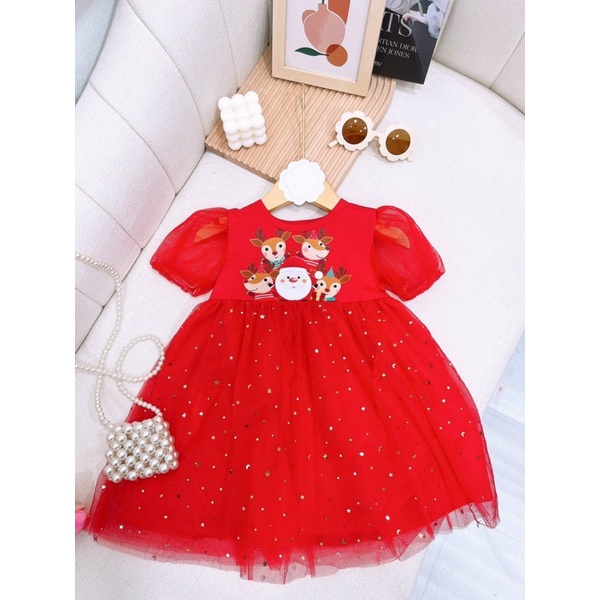 Váy Đầm Noel cho bé