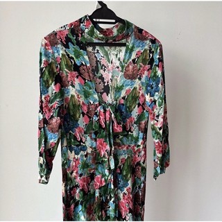Đầm Zara Hoa Authentic sz s, new 98%