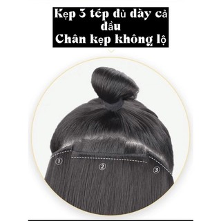 Kẹp phím tóc giả nữ dạng thẳng( tóc tự nối tại nhà )