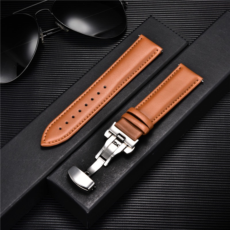 Dây Đeo Bằng Da Thật 22mm 22mm Cho Đồng Hồ Thông Minh Xiaomi MI Watch S1 Active / S1