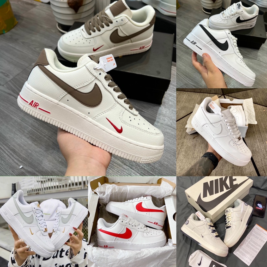Giày Nike_AF1 Nam Nữ, Giày Nike_Trắng Air Force 1 Hàng Đẹp Full Box - dutistore