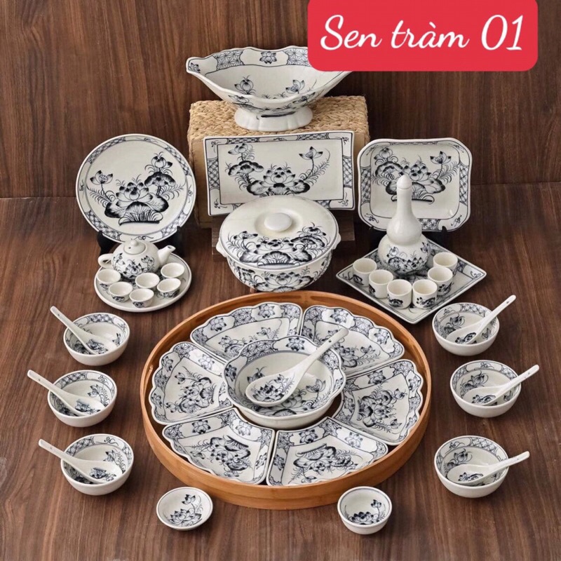 BỘ ĐỒ ĂN CÚNG GIA TIÊN SEN TRÀM