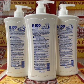 SỮA TẮM E100 SILKY trắng 800ml