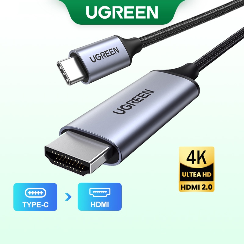 Ugreen Cáp Chuyển Đổi Từ Cổng Type C Sang HDMI 4k 60HZ 3 Cổng Type C