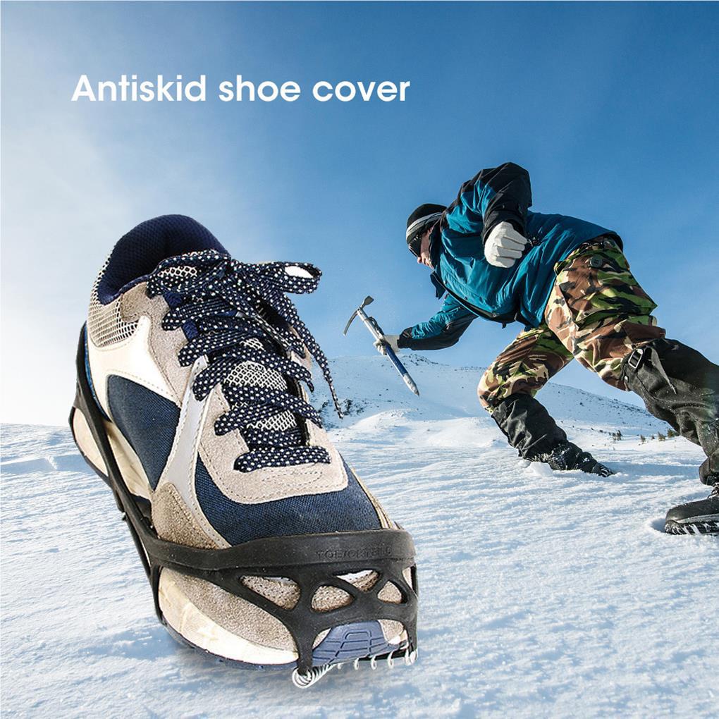 1 Cặp Đế Lót Giày Đi Tuyết Chống Trượt Thay Thế Tiện Dụng